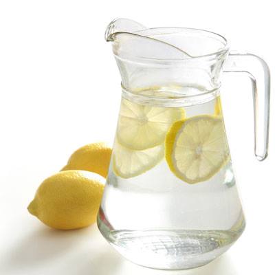 Water and lemon