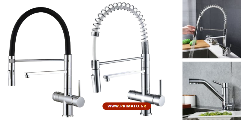 three way water filter taps