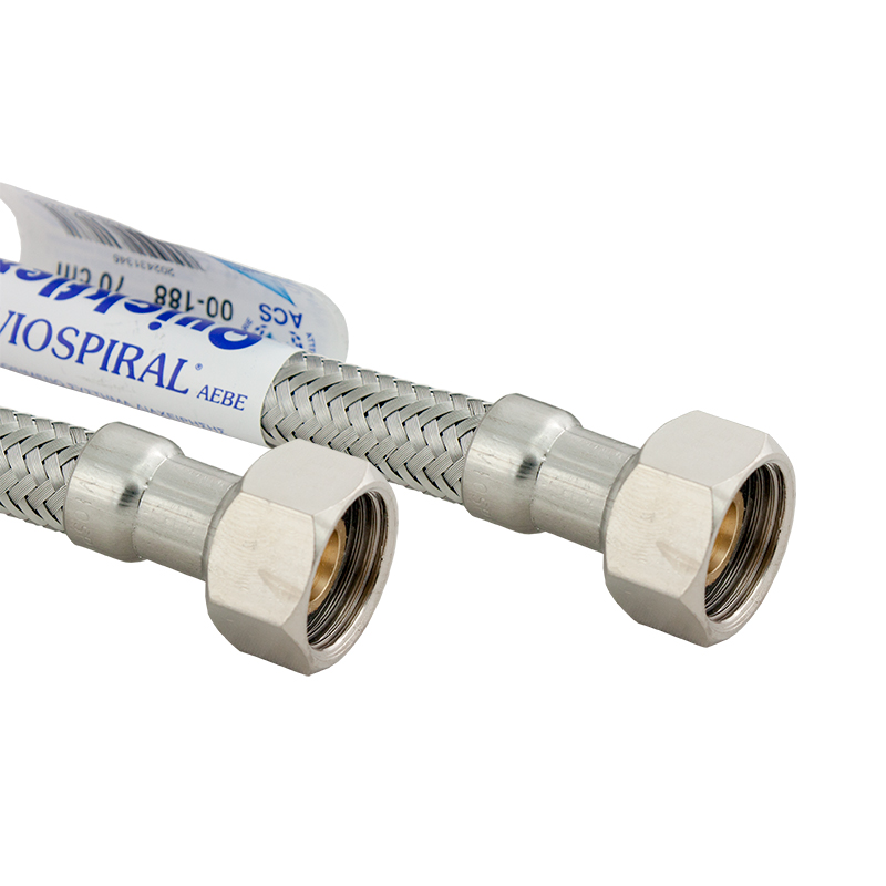 Σπιράλ κουζίνας 1/2″ θηλυκό – θηλυκό 70cm Viospiral Quickflex 00-188