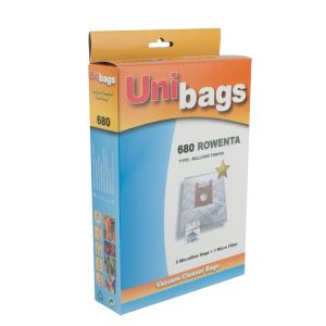 Σακούλες πάνινες για σκούπες Rowenta, Calor κ.α. Unibags 680D