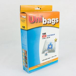 Bolsas de aspiradoras VOLTA, AEG, BLUESKY, ELECTROLUX. Unibags 195D