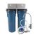 PRIMATO BLUE GRSKGUC2GB14 double water filter with deluxe faucet and carbon block - made in USA