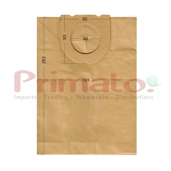 Vacuum Cleaner Paper Bags suitable for DELONGHI, FAKIR, FAM, GOLDSTAR, HOLLAND ELECTRO, AMADIS, Primato:1870