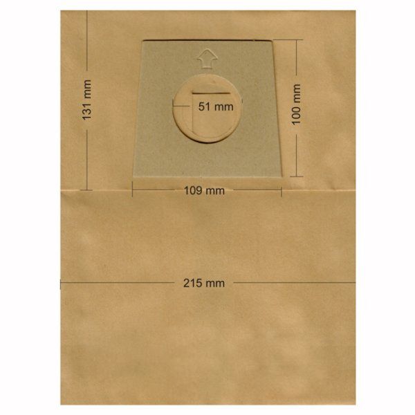 Vacuum Cleaner Paper Bags suitable for BOSCH, SIEMENS, ARCELIC, AZUKA, and others  Primato 900