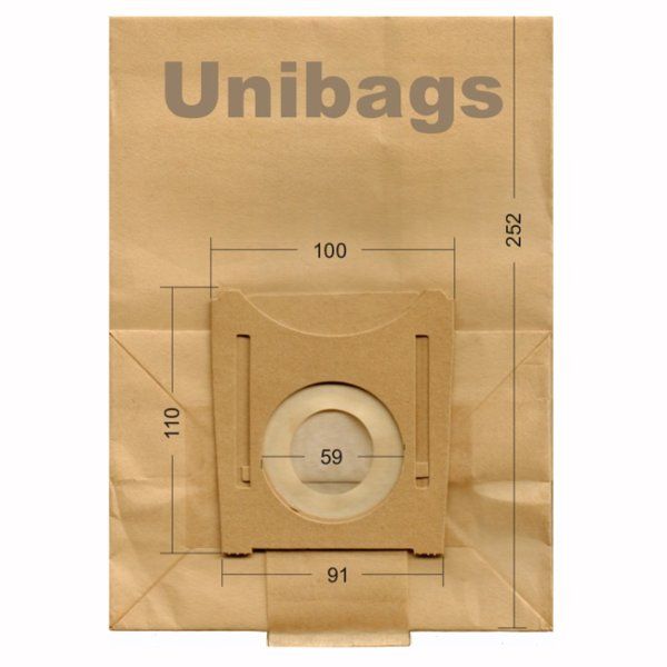 Bolsas de aspiradoras Bosch, Siemens. Unibags 925