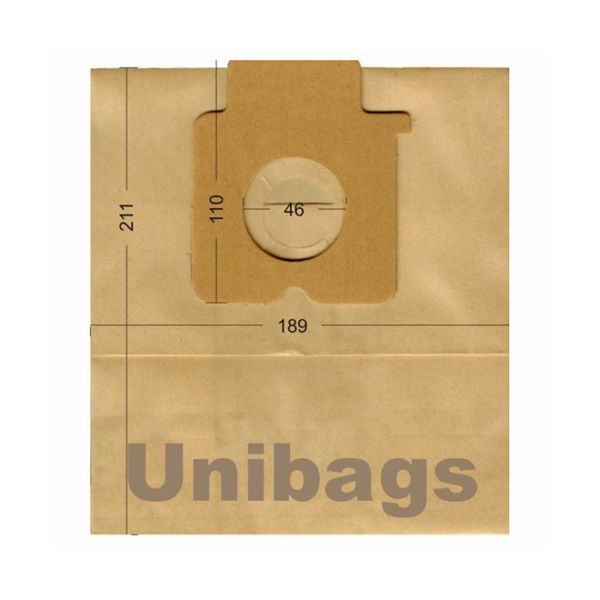 Vacuum Cleaner Paper Bags suitable for PANASONIC, SAMSUNG, ASEASCANDIA. Primato 1610
