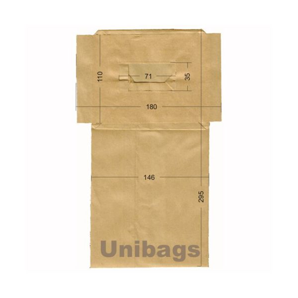 Bolsas de aspiradoras PHILIPS, ROTEL, ECOCLEAN. Unibags 780