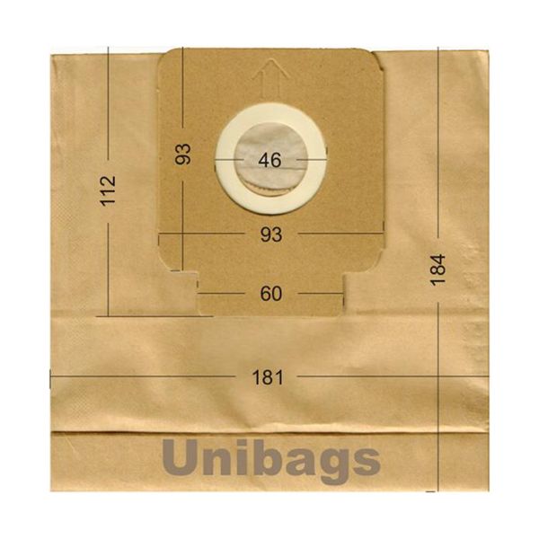 Vacuum Cleaner Paper Bags suitable for HOOVER, CELECT, HQ. Primato 1478