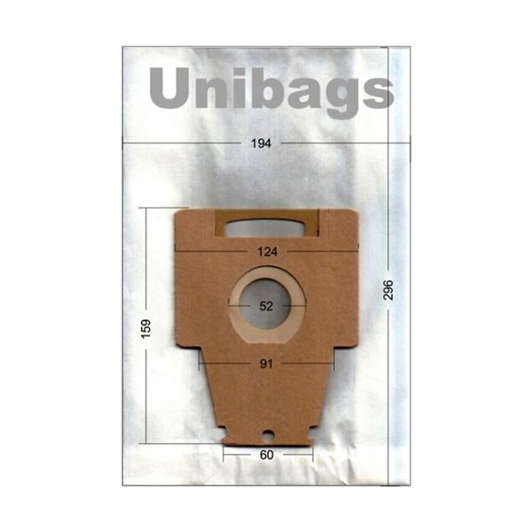 Bolsas de aspiradoras Bosch Siemens. Unibags 960