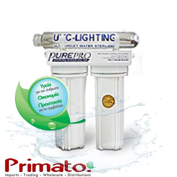 PRIMATO water filter with UV LIGHT