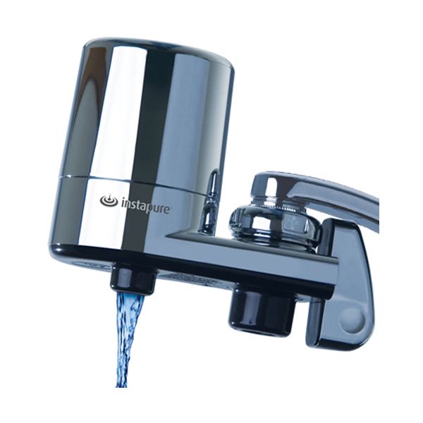 Instapure faucet filter. Inox colour