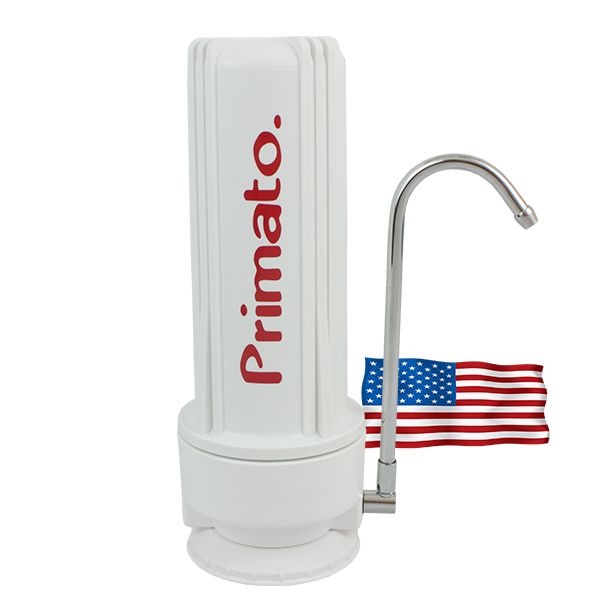 countertop water filter with carbon block matrikx CTO -made in USA