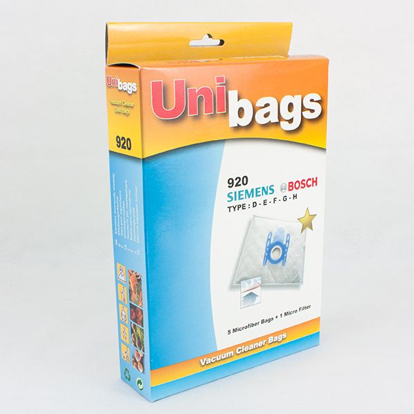 Vacuum Cleaner Bags suitable for Bosch, Siemens. Primato 920D