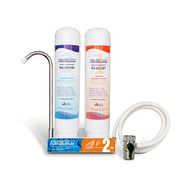 Doppelter Wasserfilter mit Schnellwechselsystem Pure Pro CT 2000