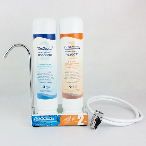 Double water filter with Quick Change system. Pure Pro CT2000