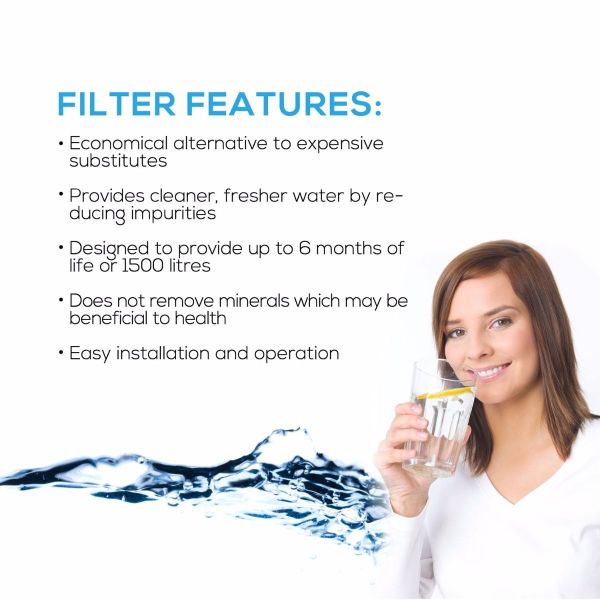 Filtro de agua de refrigerador compatible para Whirlpool, KitchenAid, Kenmore - Primato EFF-6002A