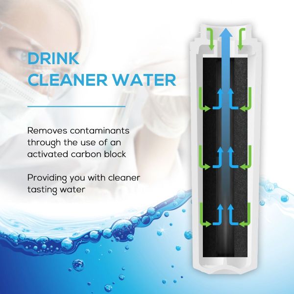 Filtro de agua compatible con refrigeradores Maytag, Amana, KitchenAid, Sears, Kenmore - Primato EFF-6007A