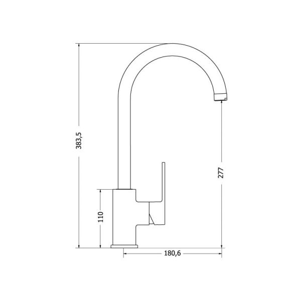 Luxurious faucet MODEA OMEGA 00-2060