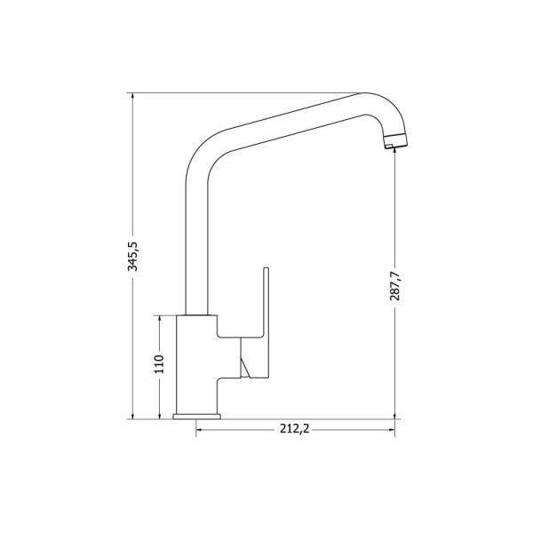 Luxurious faucet MODEA OMEGA 00-2062