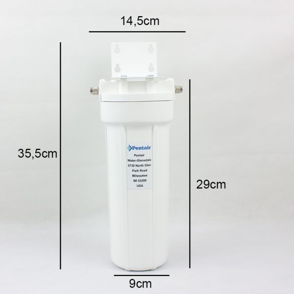 Water filter dimensions